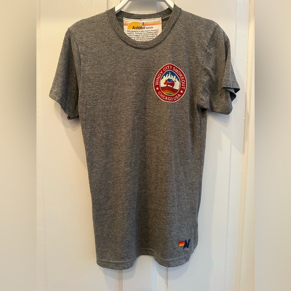 Aviator Nation WINDY CITY SMOKEOUT 2023 TEE - HEATHER GREY - Picture 3 of 8